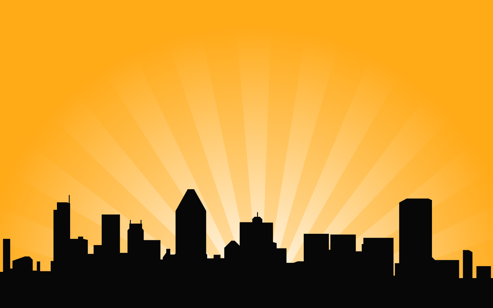 City Skyline Vector Background - Background Labs