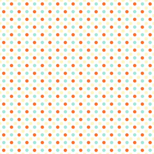 Seamless Retro Polka Dots - Background Labs
