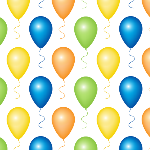 Balloons Seamless Pattern - Background Labs