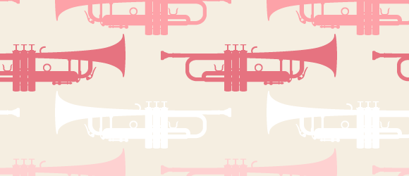 music-pattern-with-trumpet