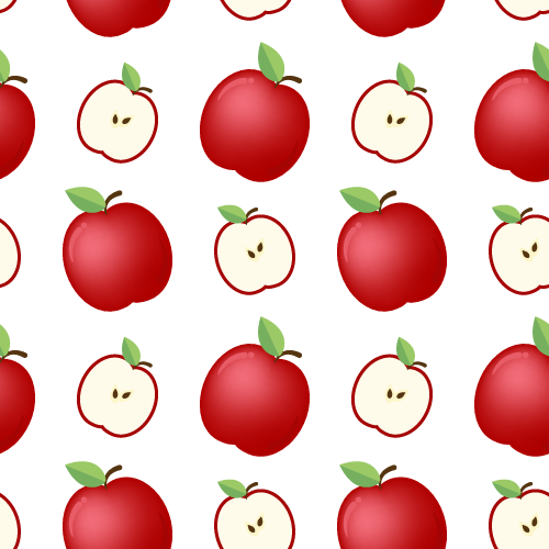 Apple Seamless Pattern - Background Labs