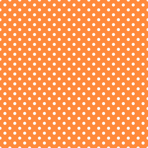 Orange and White Polka Dots - Background Labs