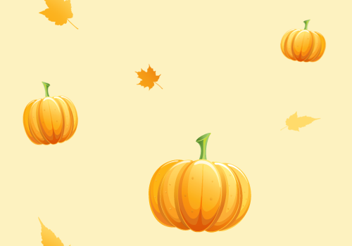Seamless Pumpkin Pattern - Background Labs