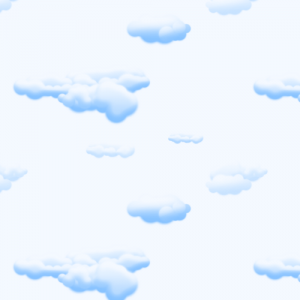Puffy Clouds Pattern