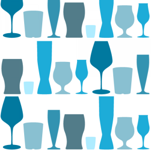 Alcohol Glasses Pattern
