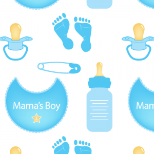 Baby Boy Seamless Pattern