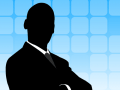 Businessman Silhouette Background