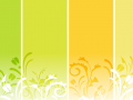 Colorful Floral Vector Background