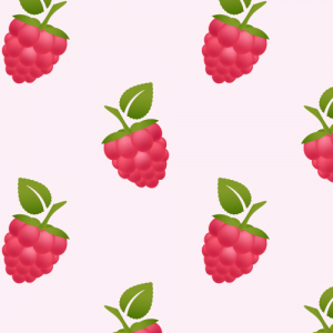 Raspberry Seamless Pattern