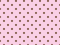 Chocolate & Pink Polka Dot