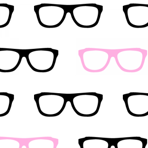 Geek Glasses Seamless Pattern