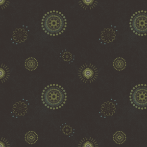 Seamless Pattern With Stylised Circles