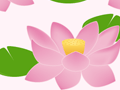 Seamless Pattern With Lotus