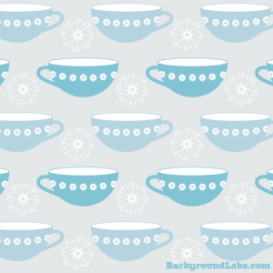 Seamless Pattern With Teacups