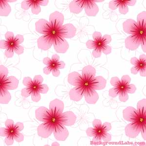 Hibiscus Seamless Pattern