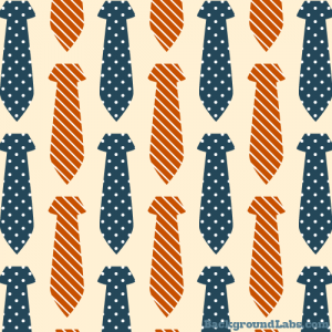 Seamless Pattern With Neckties