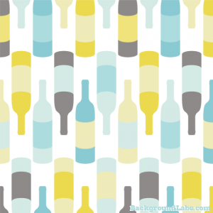 Wine Bottles Seamless Pattern