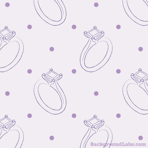 Seamless Pattern With Wedding Rings